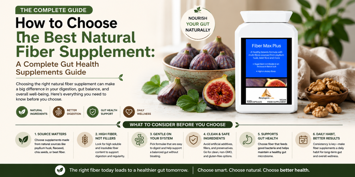How to Choose the Best Natural Fiber Supplement: A Complete Gut Health Supplements Guide